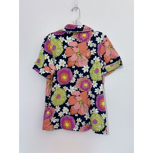 Bedhead X Trina Turk Floral Luxury Pajamas Cropped Set Size Small - Picture 4 of 7